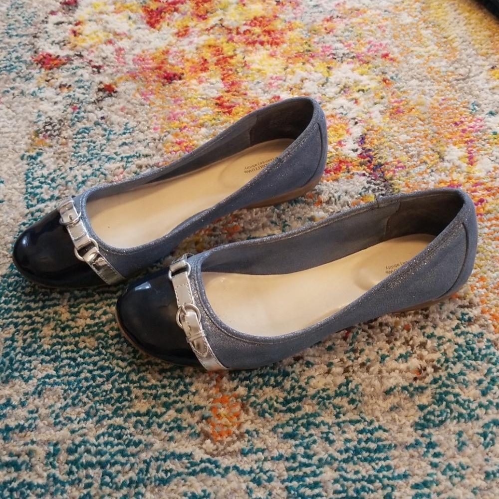 Croft&Barrow Blue Ballet Flats